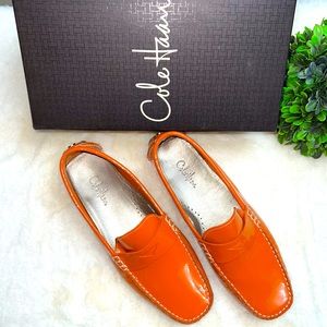 NEW Cole Haan Driving Loafers Womens Mocs Orage Slip On